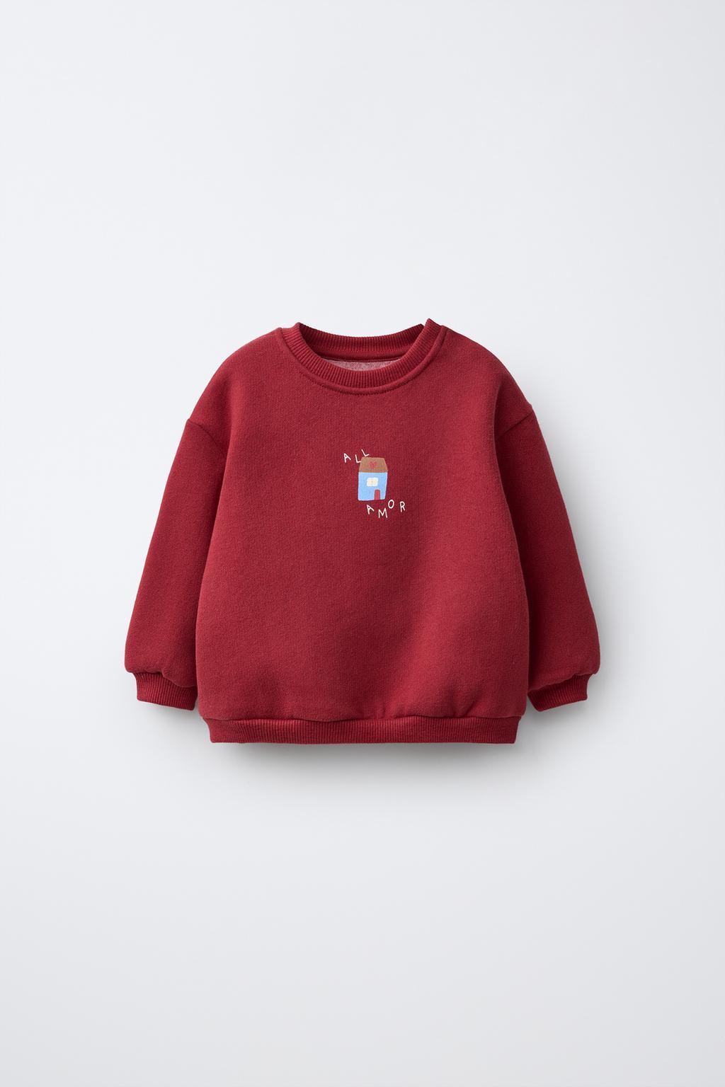 LOVE PRINT SWEATSHIRT