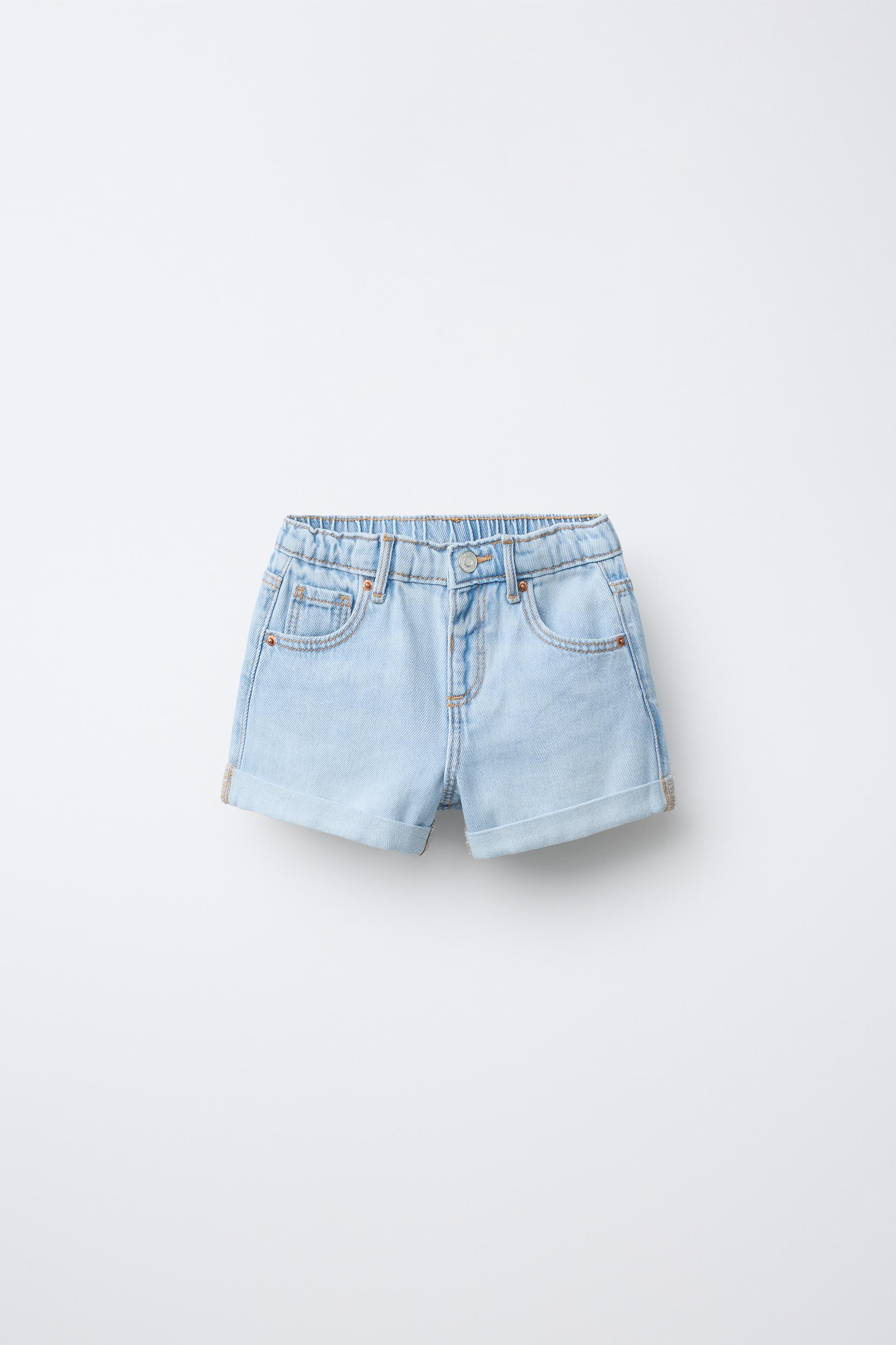 Mom Fit Denim Bermuda Shorts