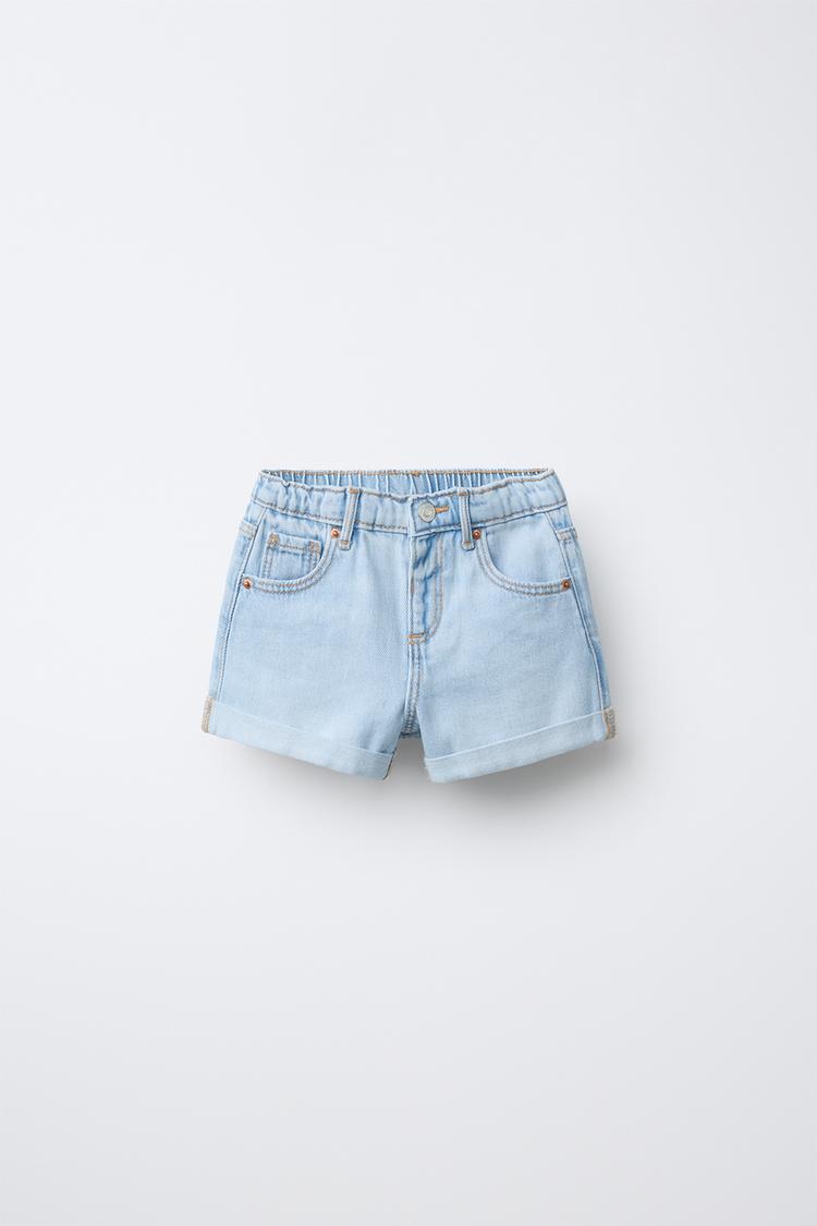 BERMUDA DENIM MOM FIT