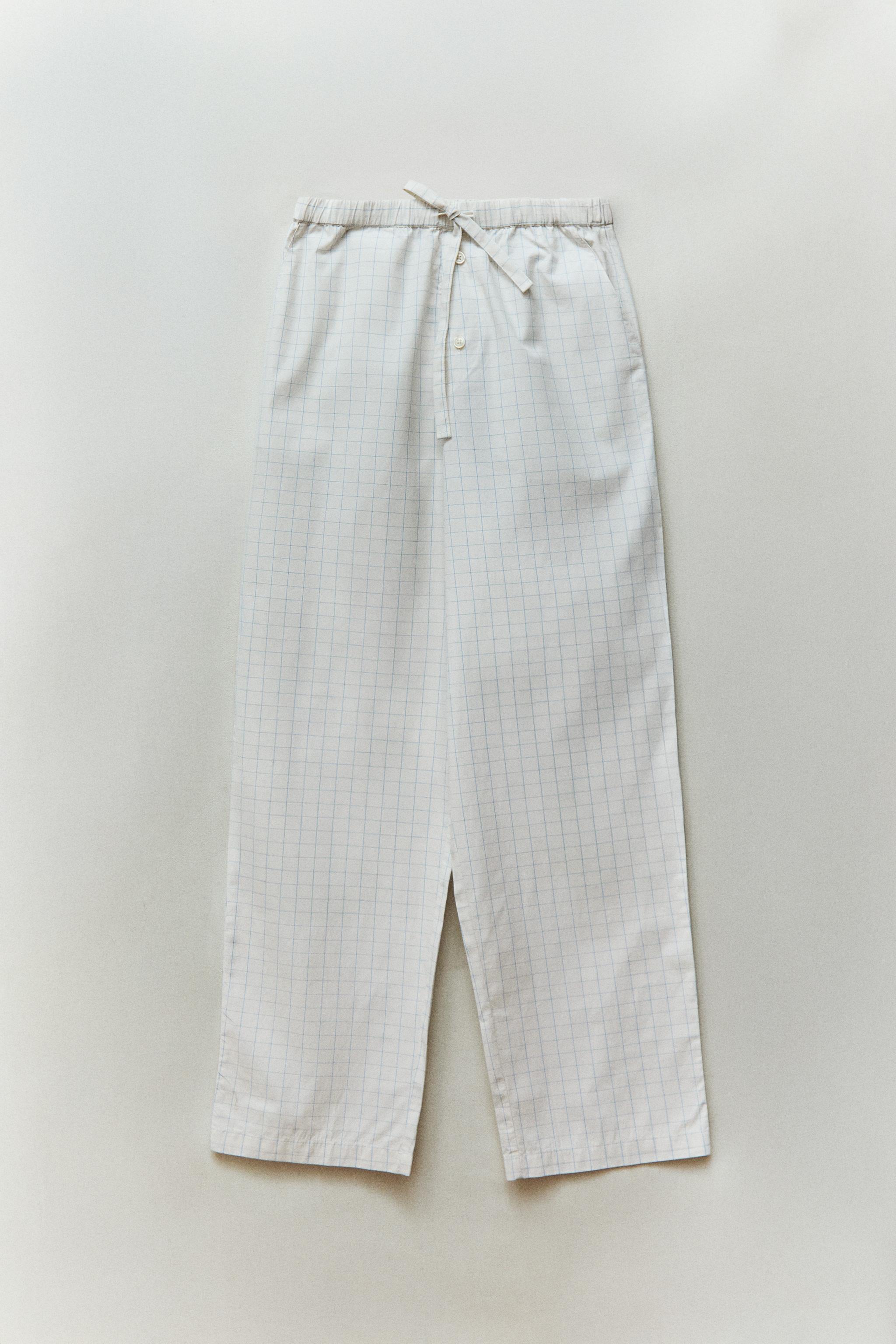 CHECKED PANTS