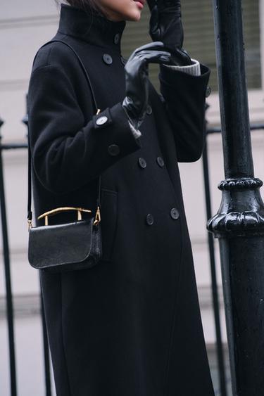 METALLIC HANDLE HANDBAG - Black by Zara - Image 0