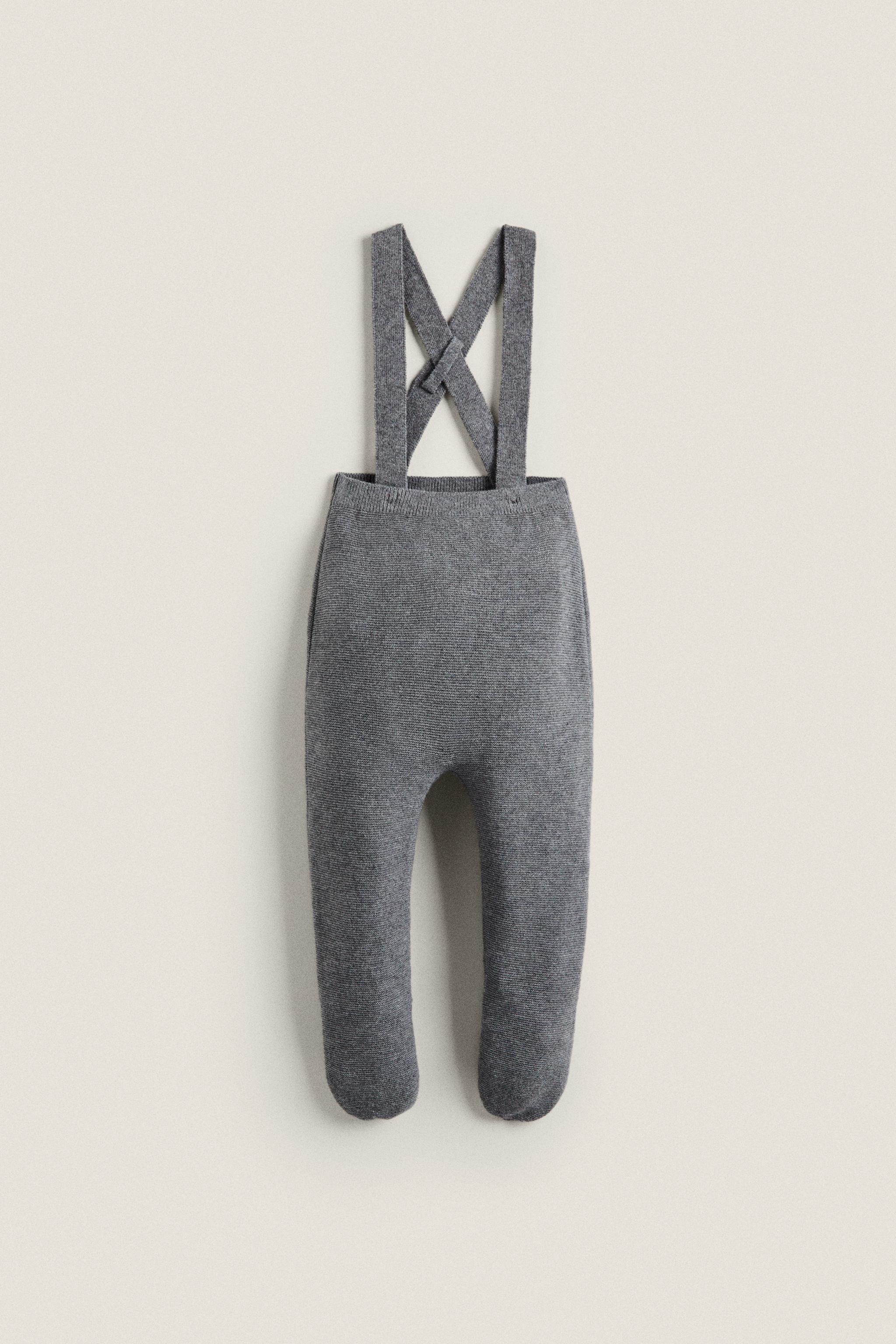 baby cashmere leggings - Jacadi light heather grey
