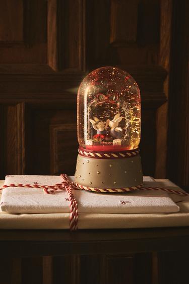 CHRISTMAS SNOW GLOBE WITH SPEAKER - Multicoloured Zara