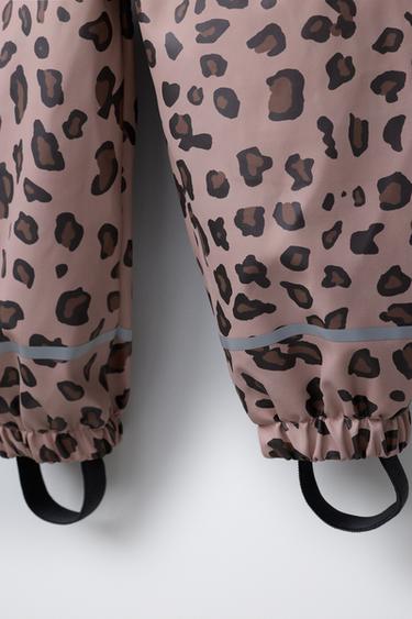 WATER RESISTANT PRINTED RUBBERISED JUMPSUIT - Pink by Zara - Image 3