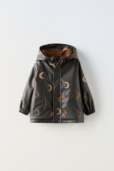 PLTNKA S PODVKOU LUNAS WATER REPELLENT - Tmav hnd od Zara