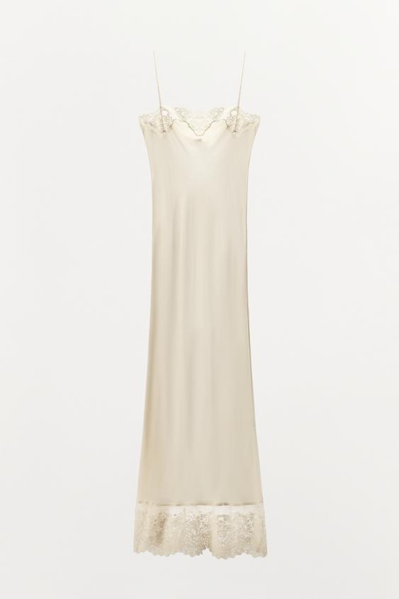 zara lace tube dress Zara Lace Tube Dress ZW Collection