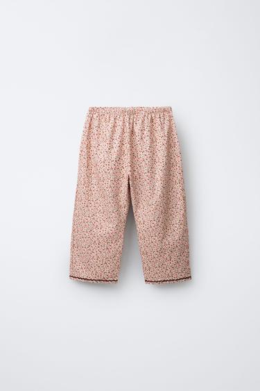 2-6 ANS/ PYJAMA FLEURS DENTELLE - Rose de Zara - Image 4