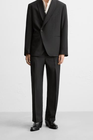 Zara 晚宴款西裝長褲 LIMITED EDITION - 黑色