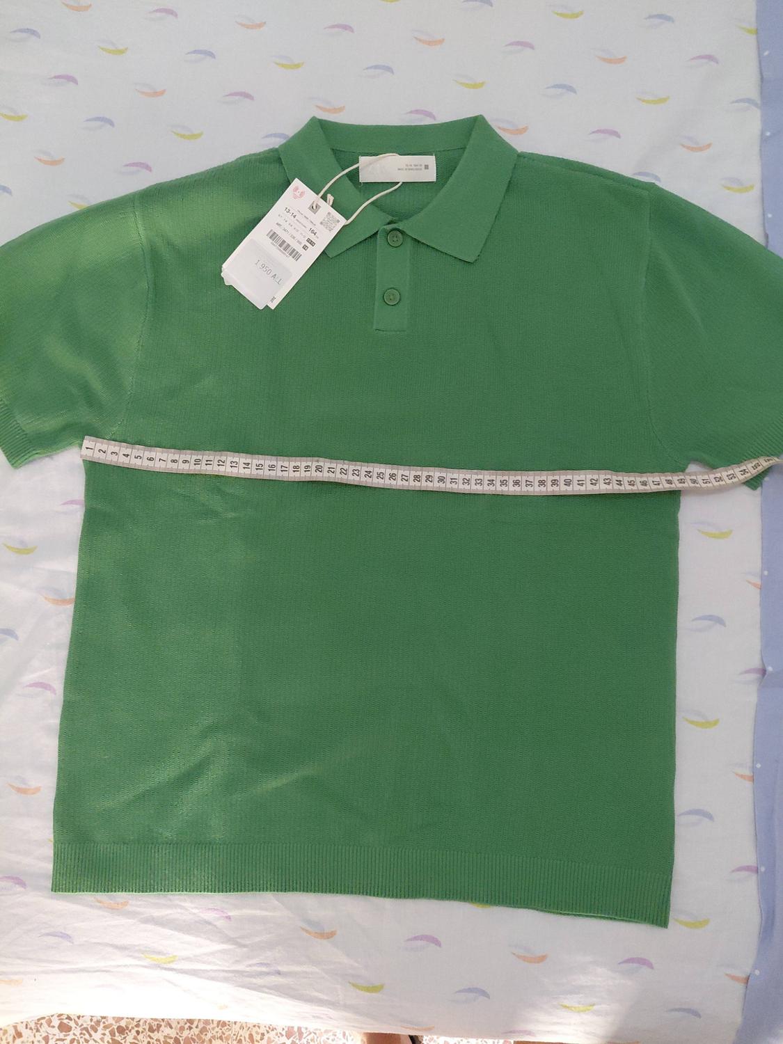 PLAIN TEXTURED POLO SHIRT - Image 3