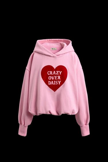 7-14 JAHRE/ SWEATSHIRT MIT SCHRIFTZUG UND KAPUZE HARRY LAMBERT FOR ZARA X DISNEY - Rosa von Zara - Bild 0