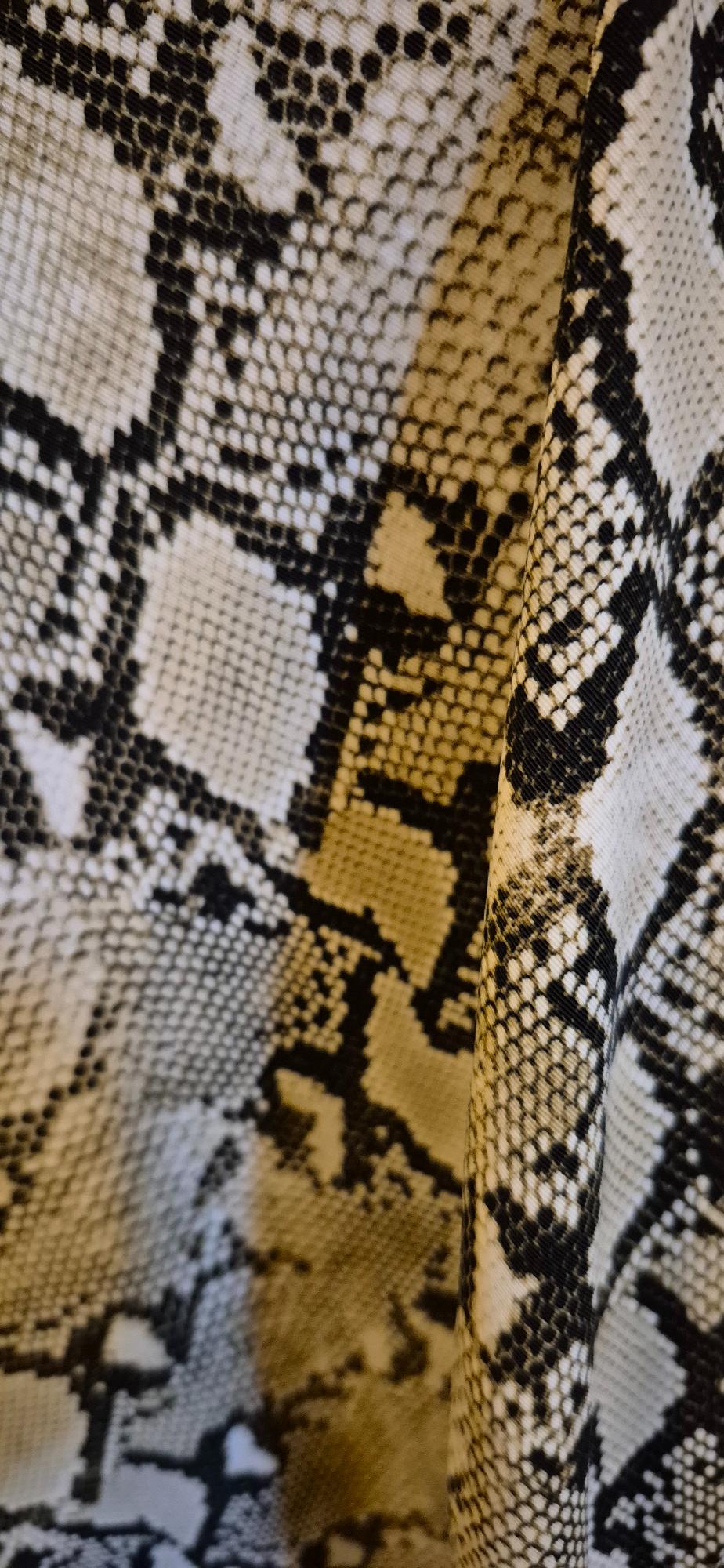 SNAKESKIN PRINT JUMPSUIT - Image 4
