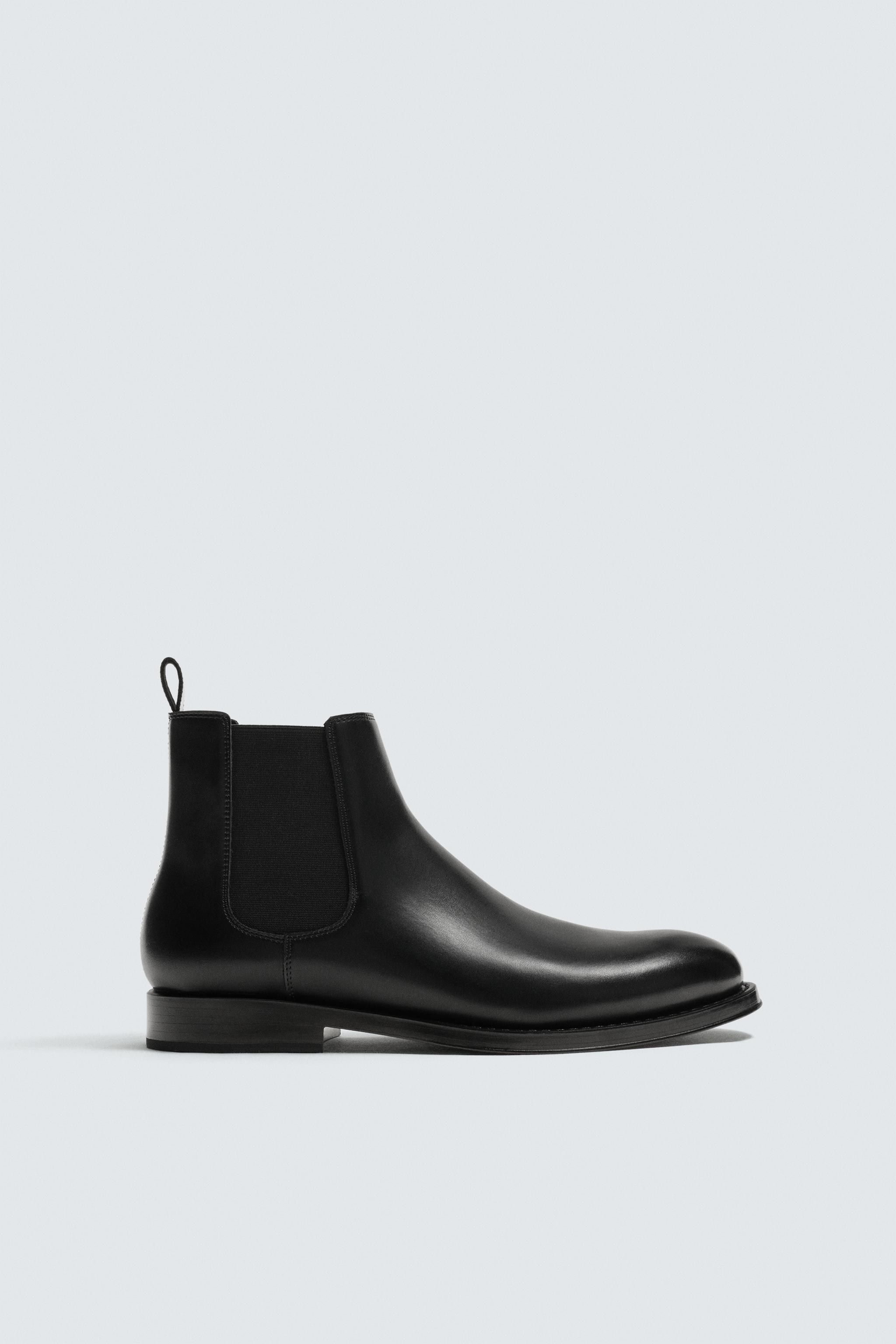 POINTED CHELSEA BOOTS - Black | ZARA United States