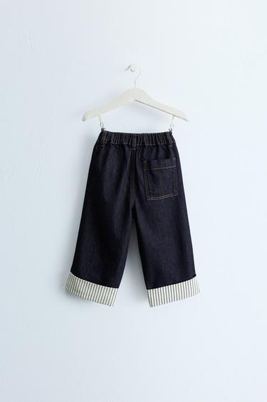 ZARA TIMELESS - STRAIGHT LEG TOPSTITCHED JEANS — Blue 2