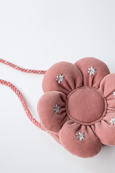 FLORAL CROSSBODY BAG - Pink by Zara - Image 3