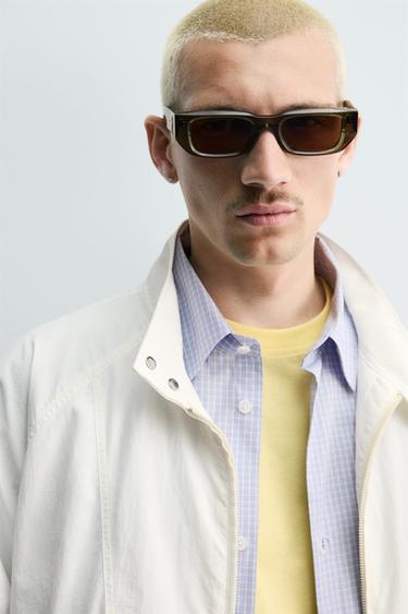 BLOUSON TECHNIQUE RELAXED FIT - Écru de Zara - Image 4