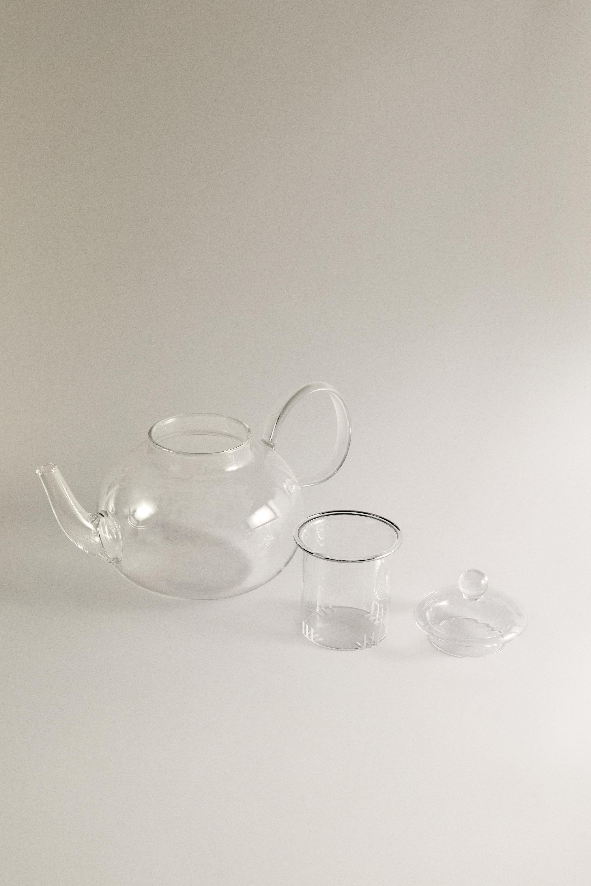 BOROSILICATE GLASS INFUSER TEAPOT