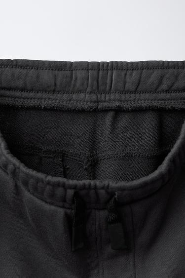 PANTALON DE JOGGING EN MOLLETON - Anthracite foncé de Zara - Image 3