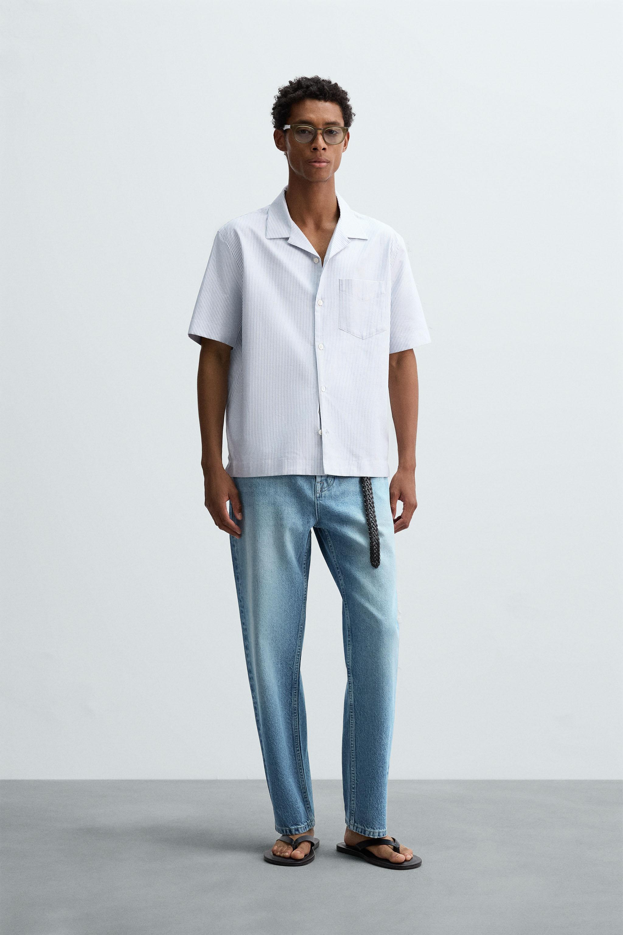 CHEMISE OXFORD RAYÉE