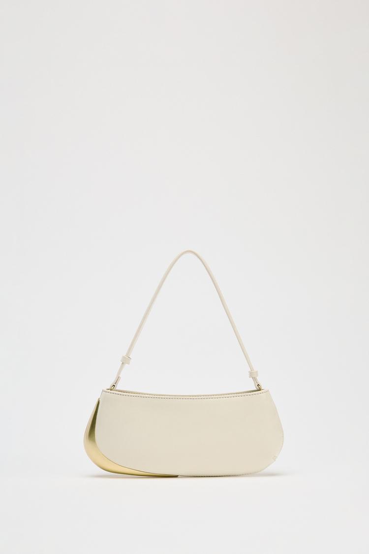 Man Zara Kleine Tasche Zara L Grün Kalbsleder - Main Image