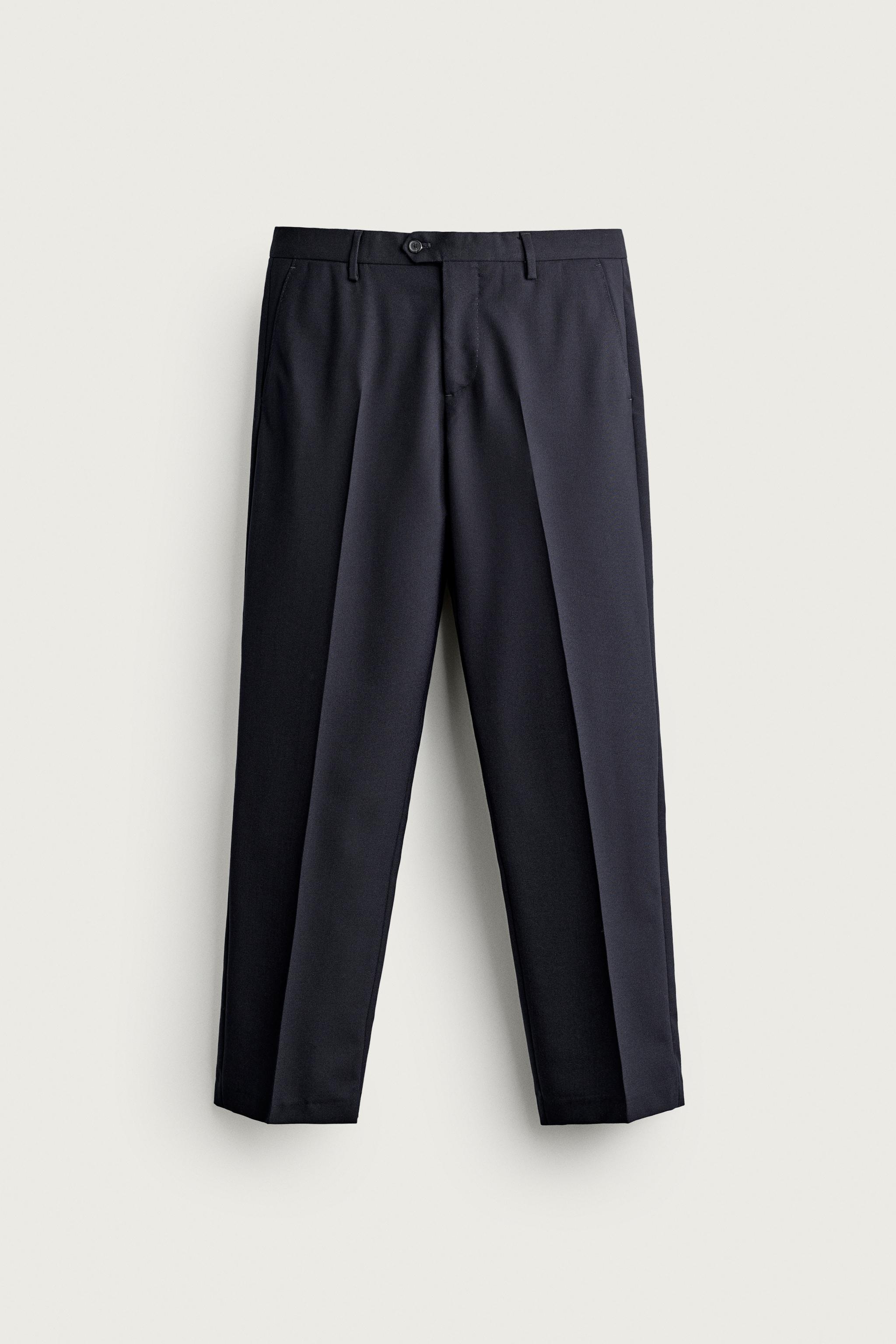 PANTALON DE COSTUME 100% LAINE