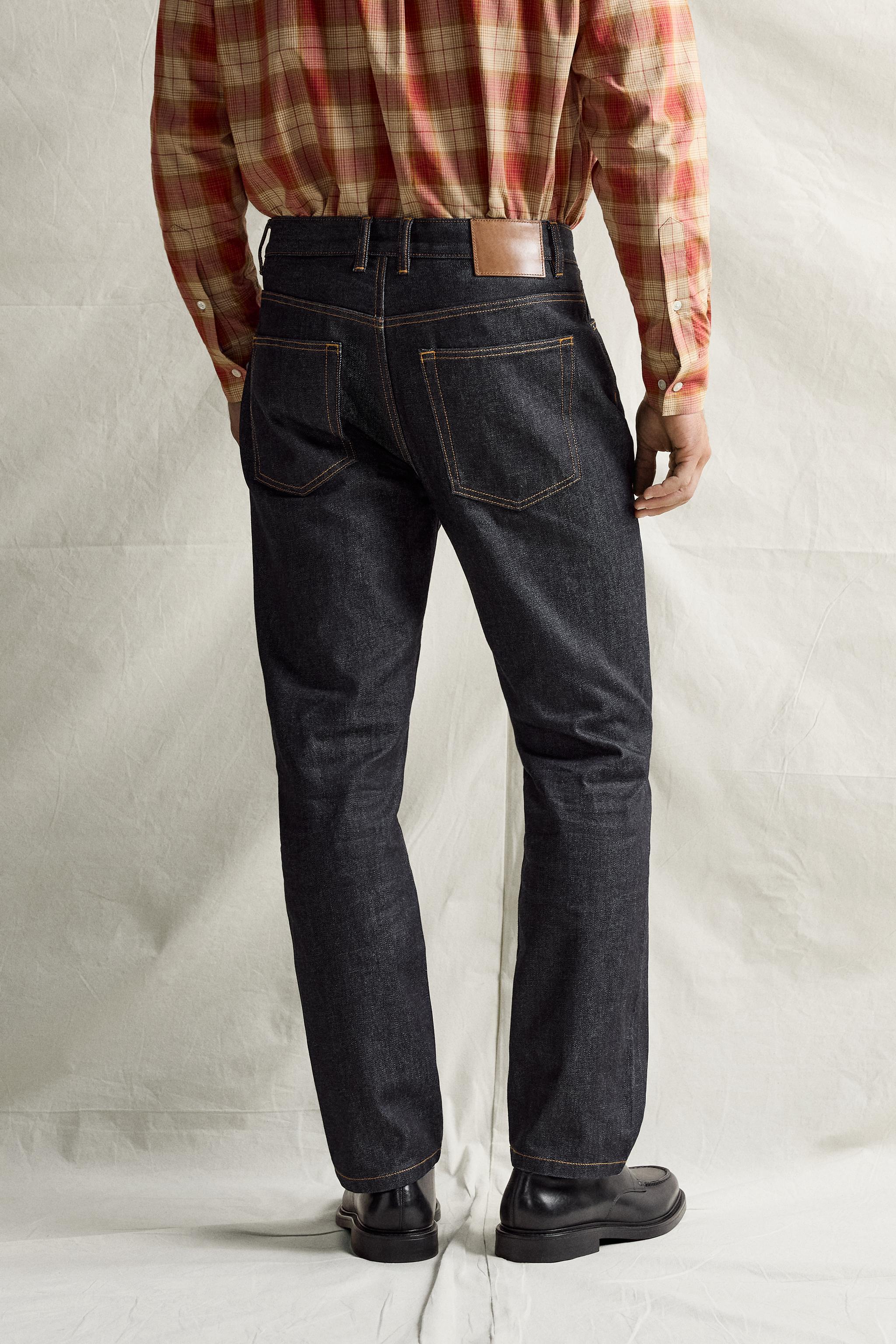 STRAIGHT-FIT JEANS - Indigo | ZARA United States