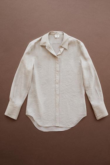 Semi-sheer flowing shirt - STUDIO — Pink / Mauve 1