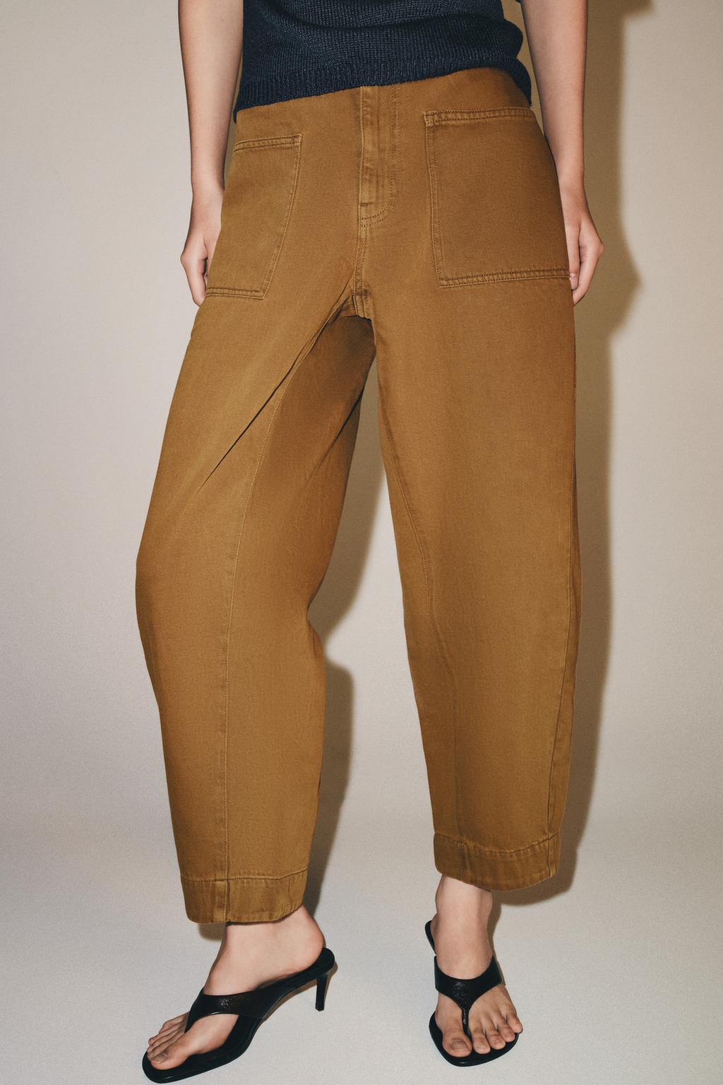ZW COLLECTION BARREL TROUSERS