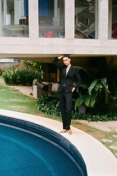 FLARED TROUSERS - Black by Zara - Image 1