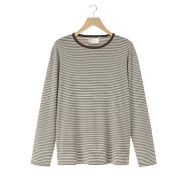 تيشرت جاكار مخطط - خَام / أخضر الخاص بـ Zara