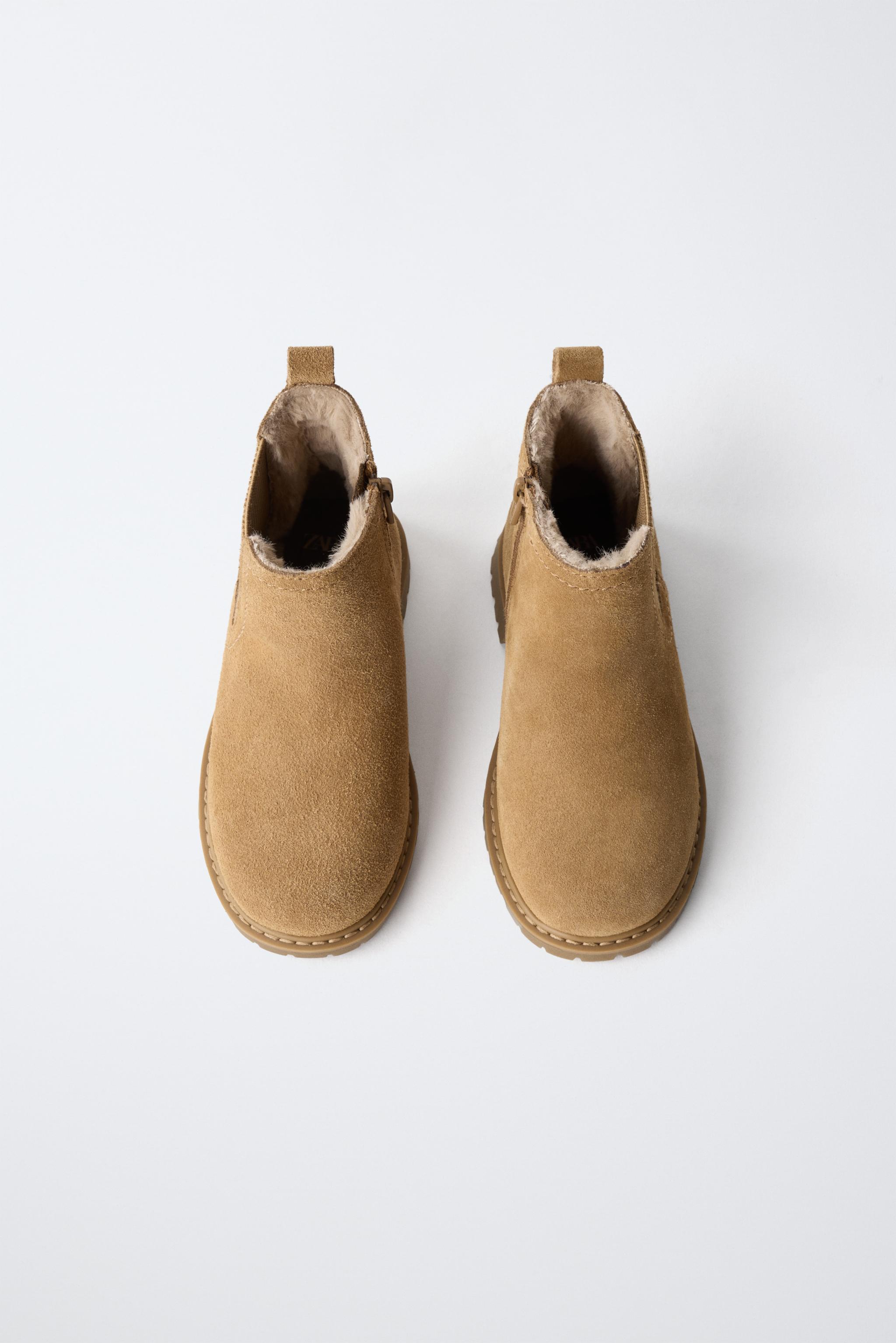 BOTTINES CHELSEA DOUBLÉES EN CUIR
