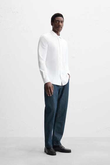 REGULAR FIT SHIRT - White de Zara - Image 3