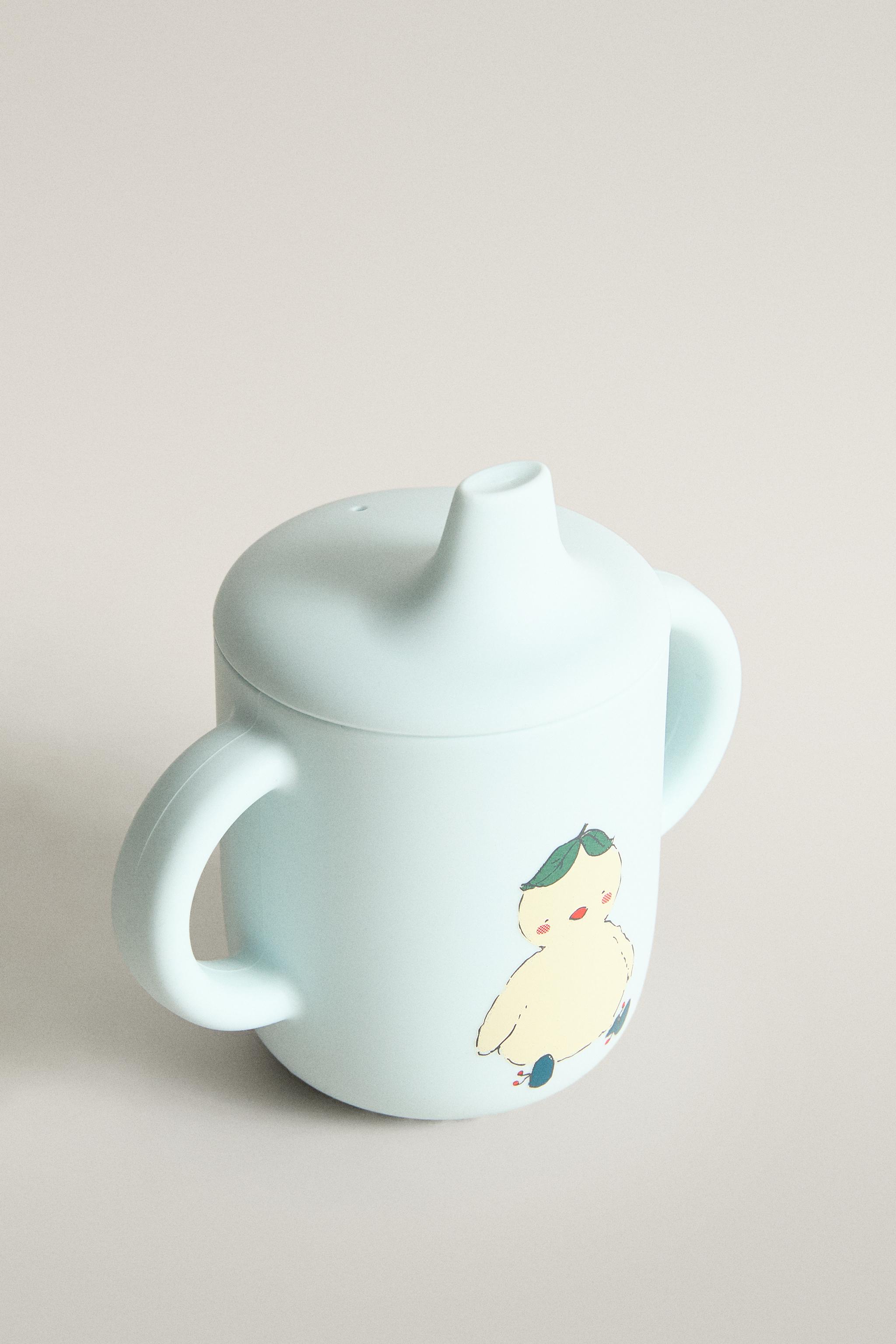 GOBELET D'APPRENTISSAGE ENFANT SILICONE POUSSIN