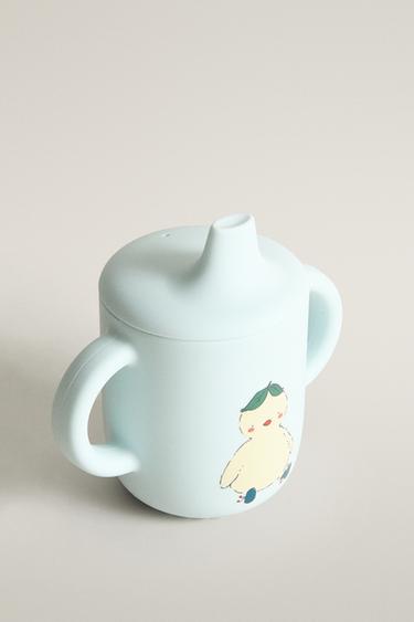 KIDS’ SILICONE CHICK LEARNING TUMBLER — Blue 2