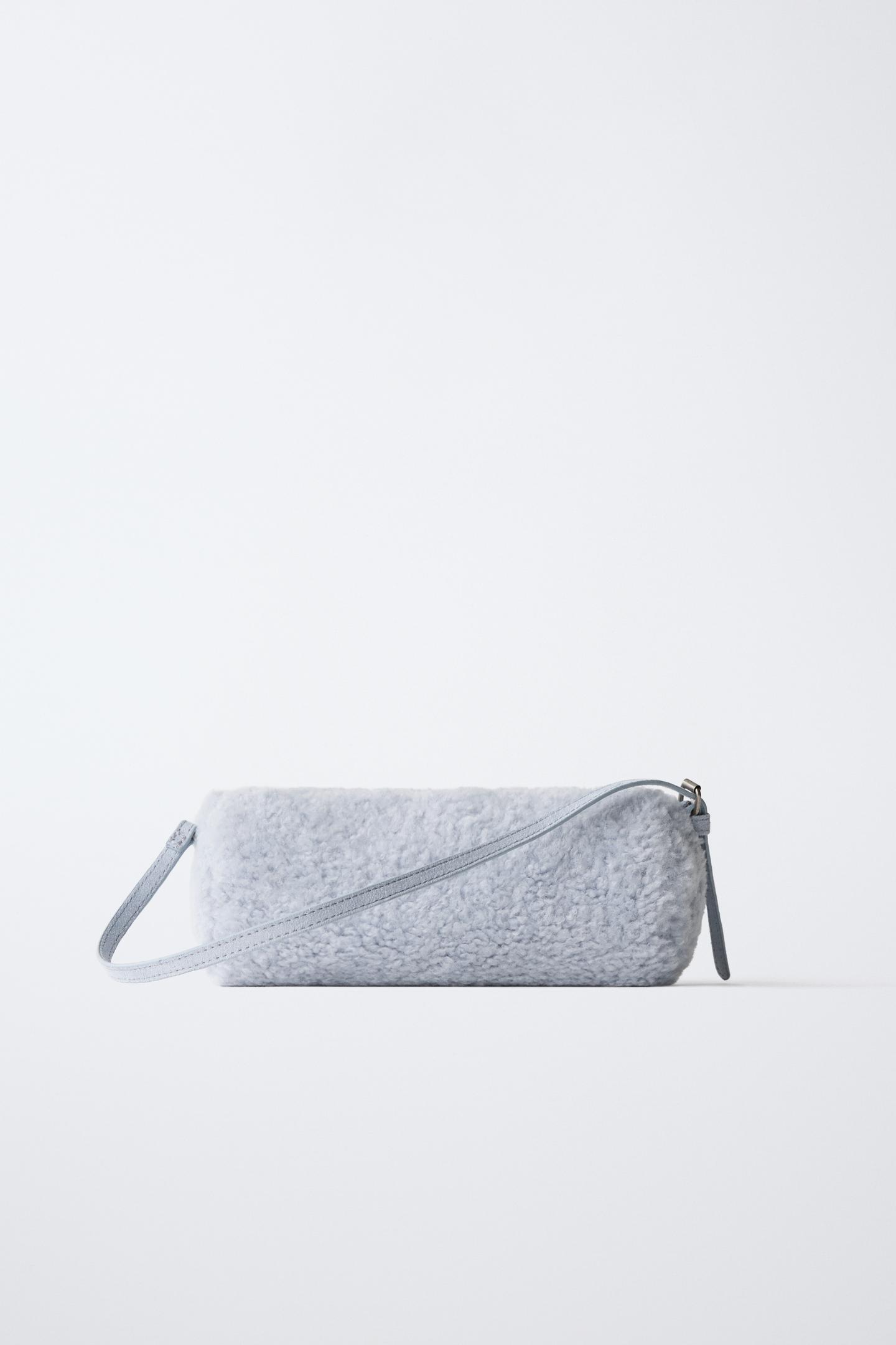 Детская сумка Zara Faux Fur Star Shoulder, цвет: Синий — фото 5