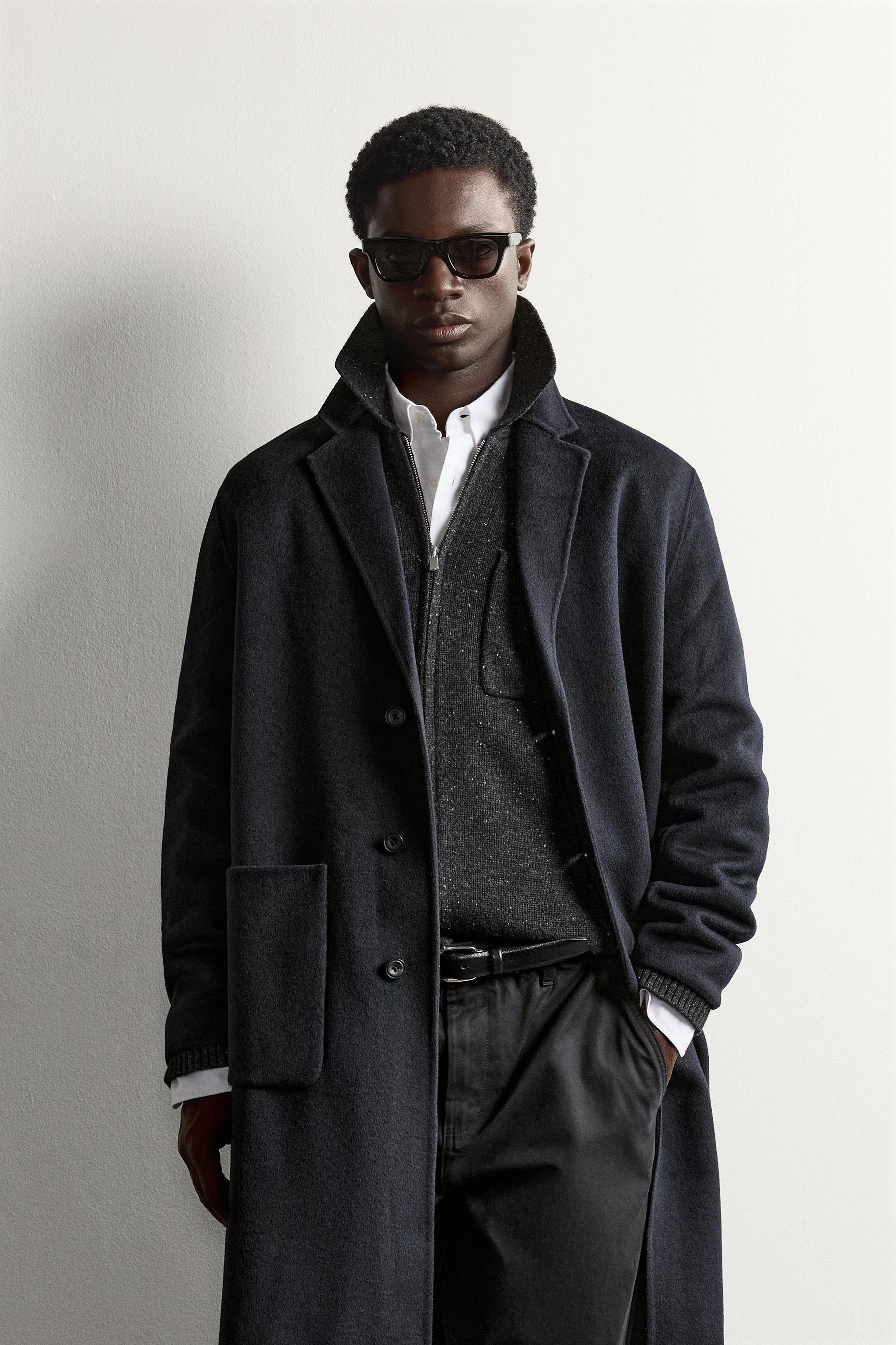 MANTEAU DOUBLE FACE AVEC LAINE