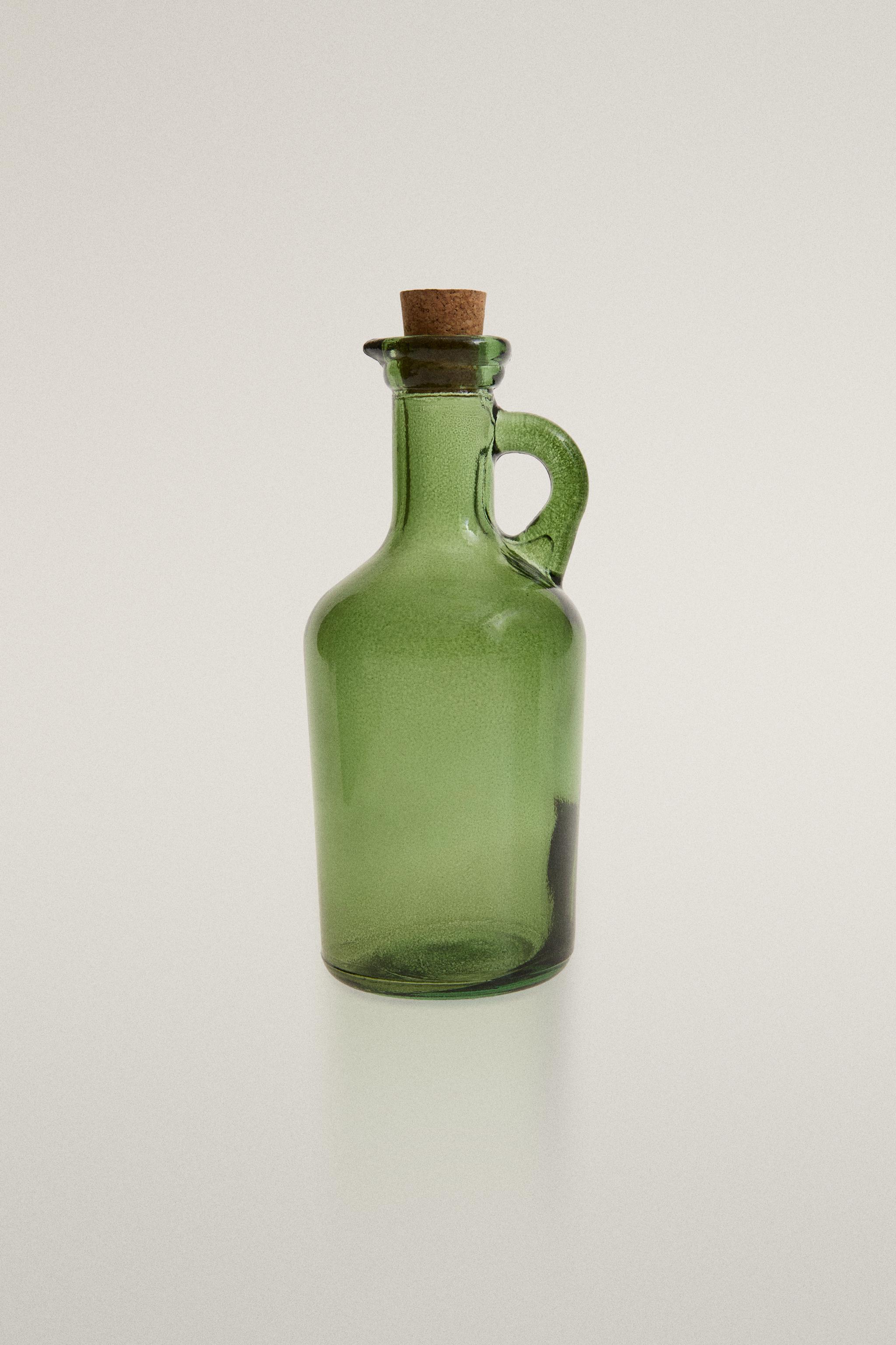 Zara GLASS CRUET WITH CORK STOPPER