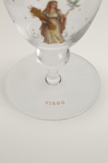 VIRGO ZODIAC GLASS | MARISA BERENSON - Transparent by Zara - Image 3