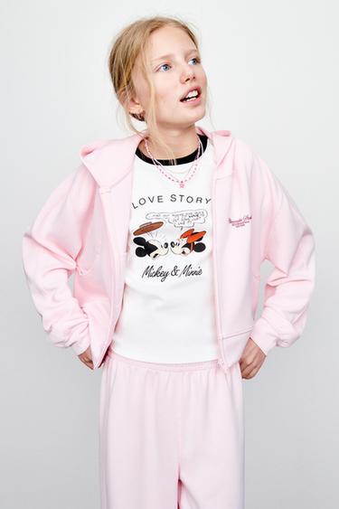 HOODED JACKET WITH MODAL BLEND - Pastel pink by Zara