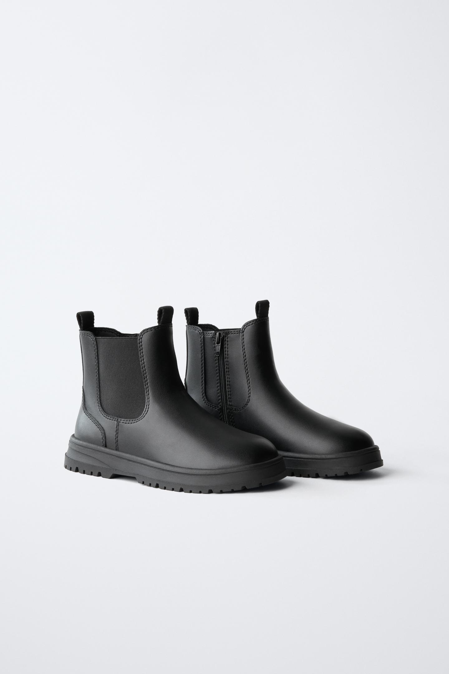 Детские ботинки Zara Chelsea Ankle, цвет: Чёрный — фото 2