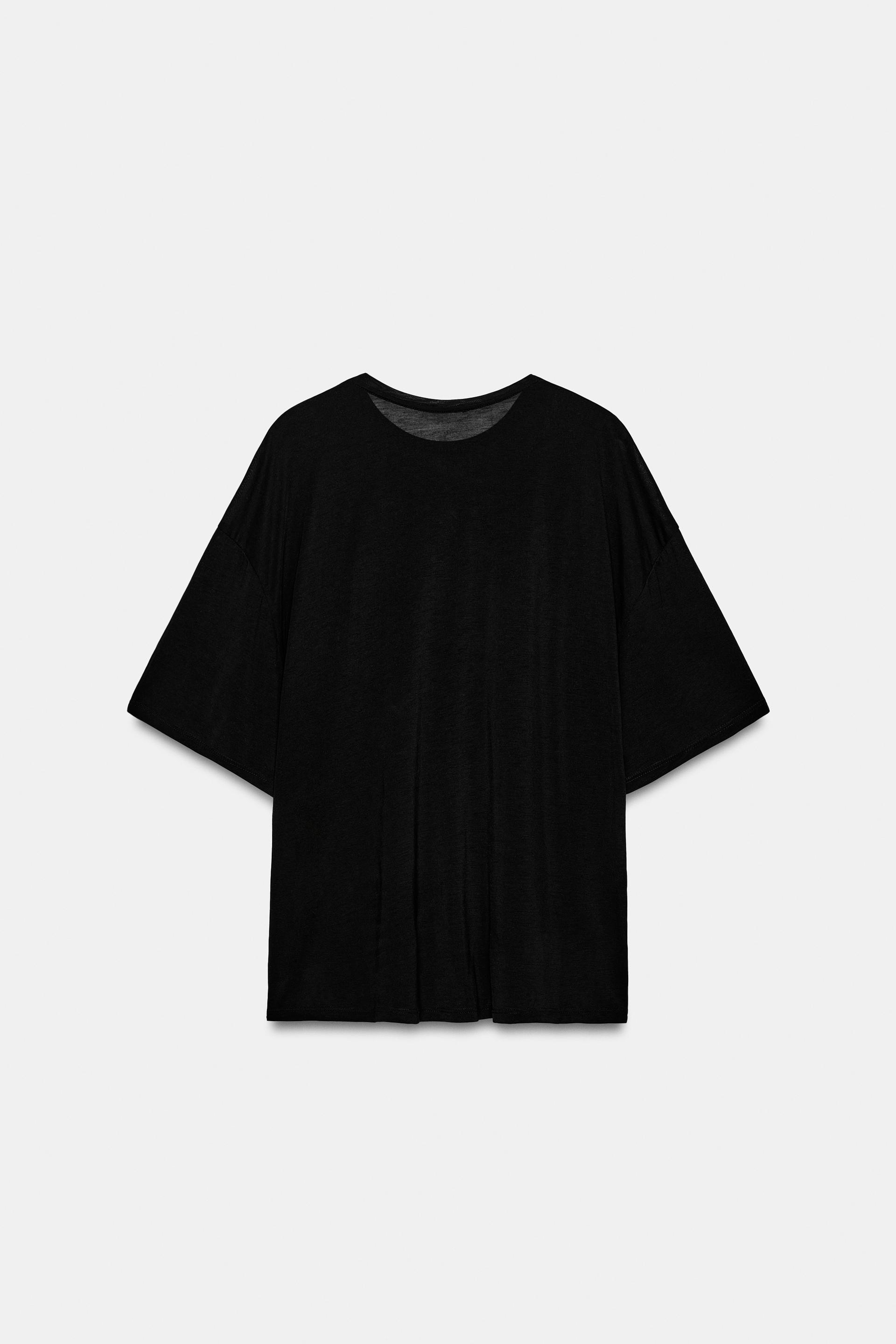 SHORT SLEEVE OVERSIZE T-SHIRT — صورة 4
