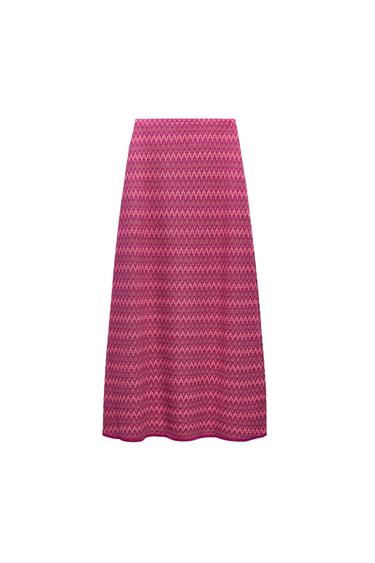 JACQUARD KNIT SKIRT