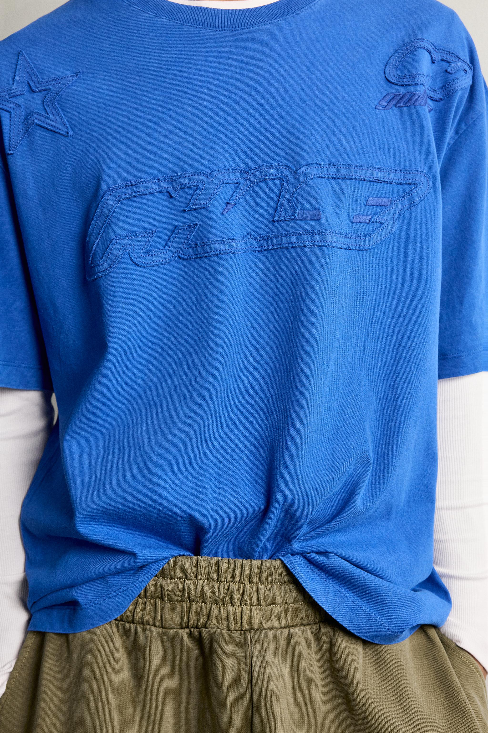 T-SHIRT RELAXED FIT À PIÈCES