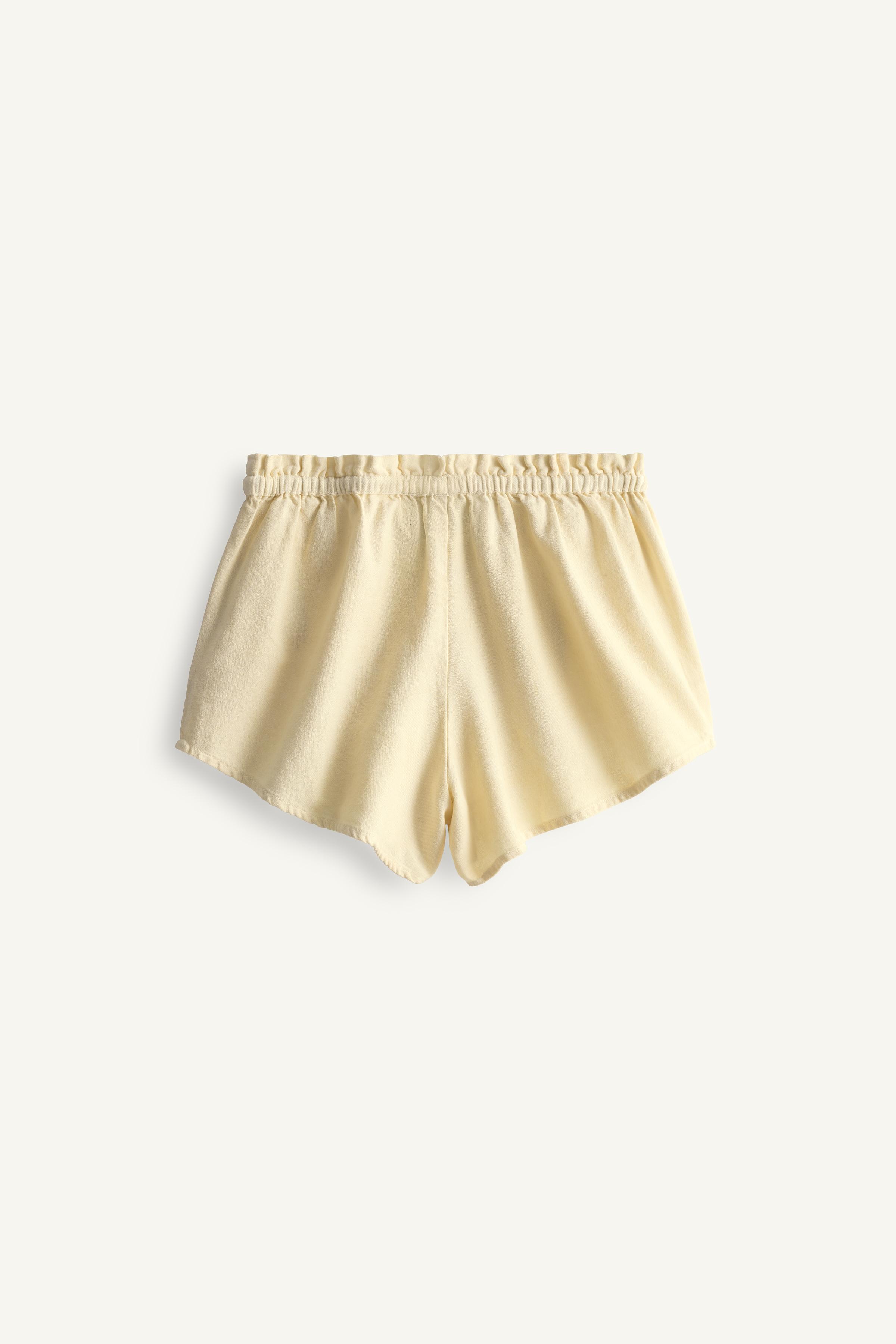 SHORT À FLEURS BRODÉES POINT DE CROIX LIMITED EDITION