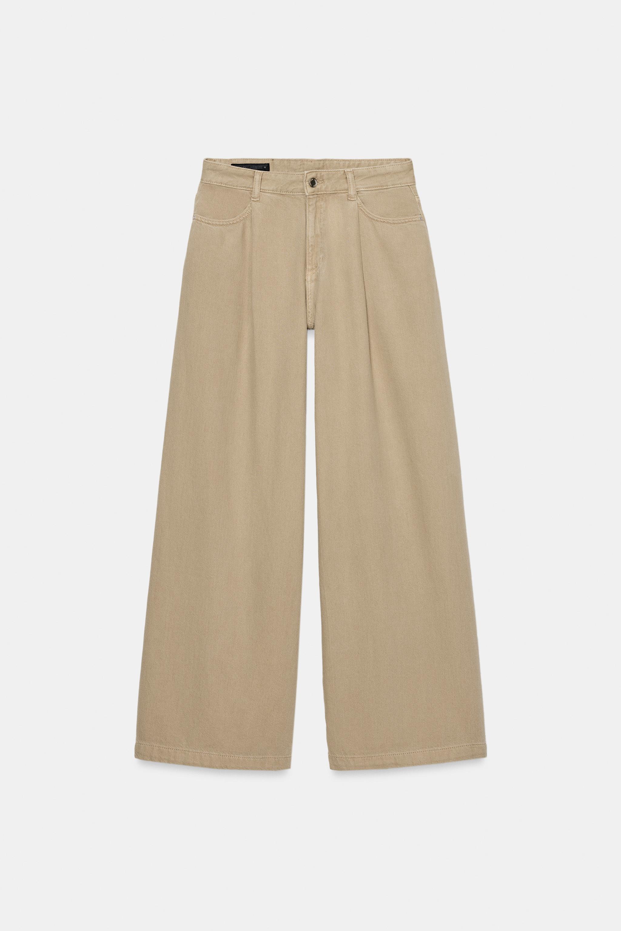 JEAN Z1975 À JAMBES LARGES TAILLE HAUTE PINCES