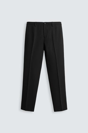 PANTALÓN TRAJE CONFORT - Negro de Zara
