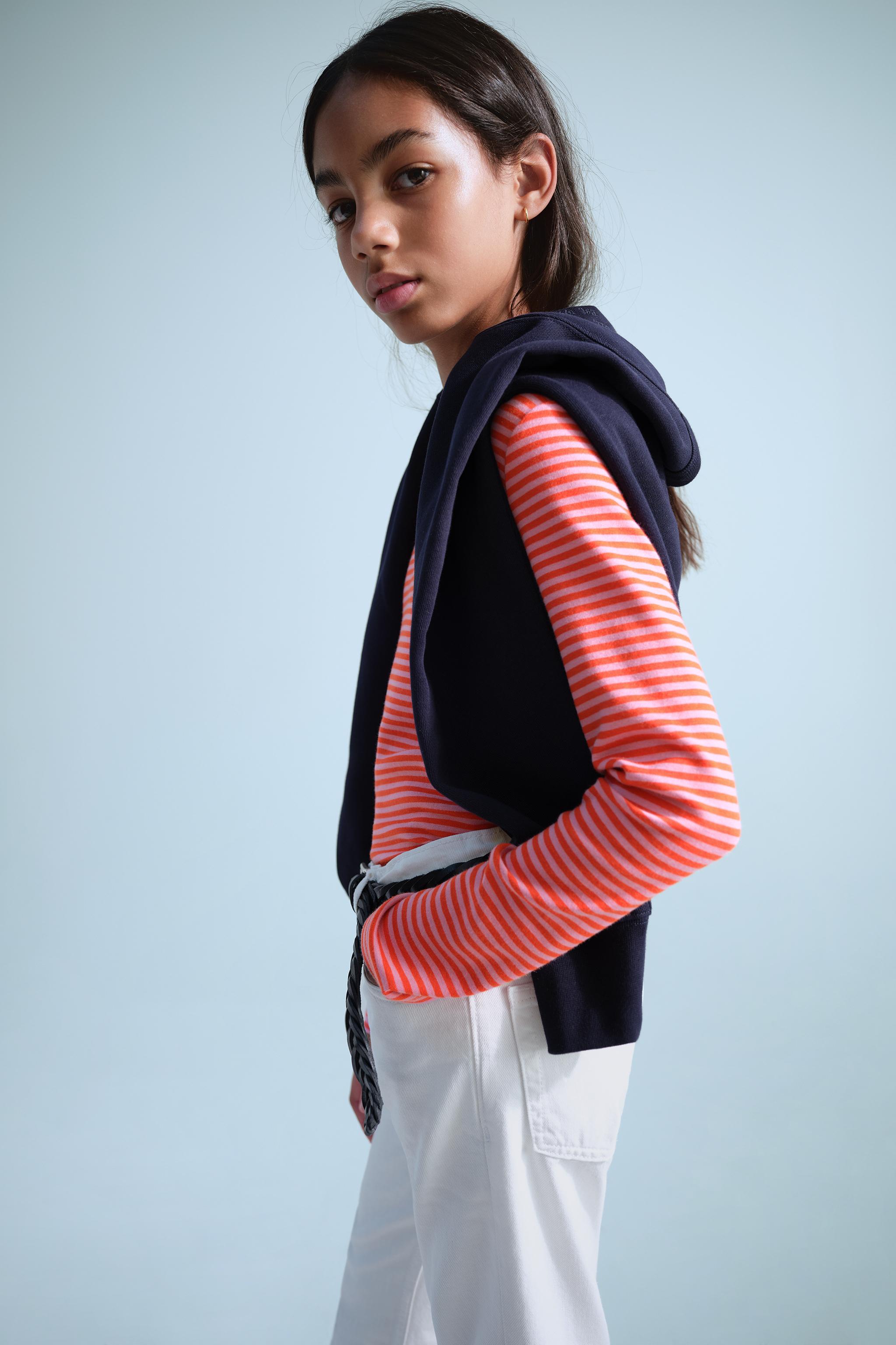 T-SHIRT RAYURES AVEC MODAL 0FR. PARIS X ZARA
