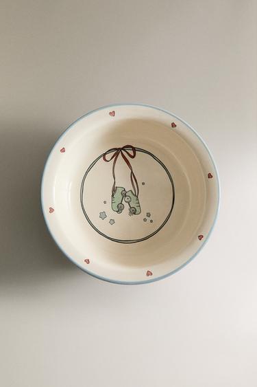 CHILDREN'S CERAMIC BOWL WITH SKATER DOG - Multicoloured by Zara - Image 4