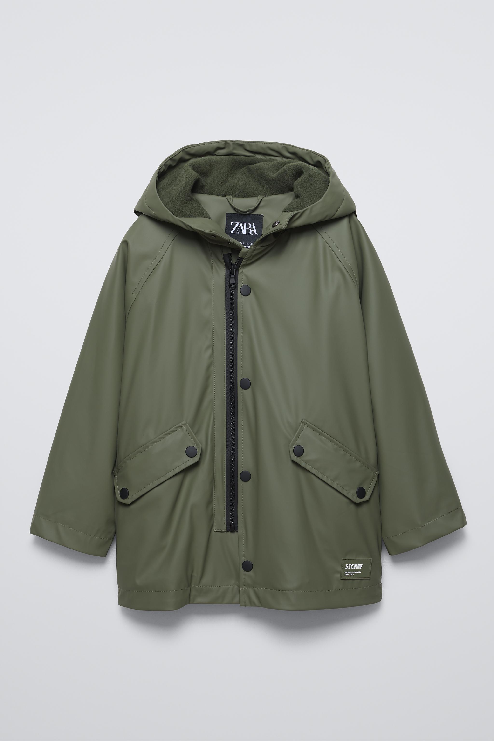 Parka water repellent zara best sale