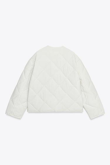 VESTE REMBOURRÉE - Écru de Zara - Image 5