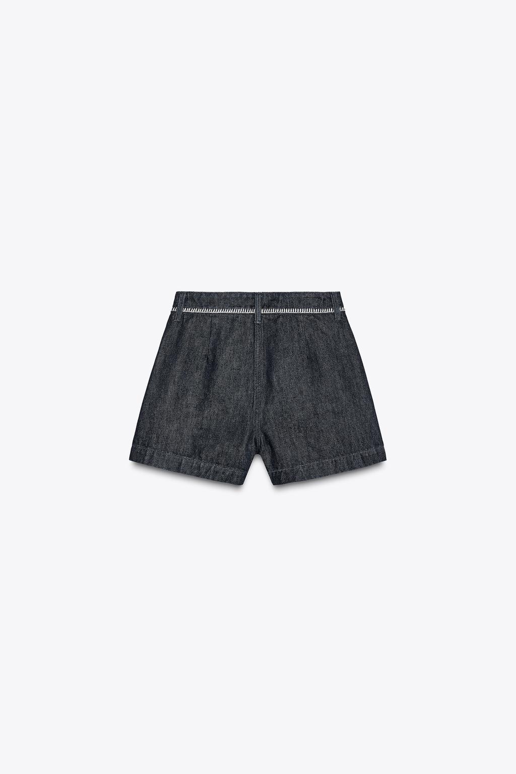Thumbnail image for Z1975 DENIM SHORTS WITH EMBROIDERY STITCHING
